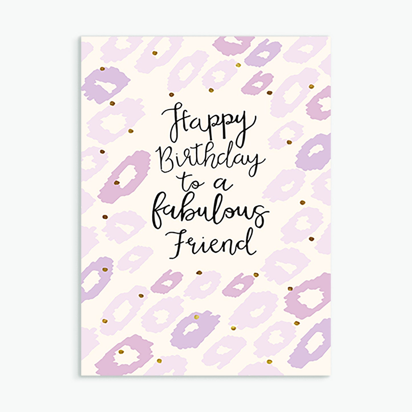 'Fabulous Friend' Birthday Card & Envelope