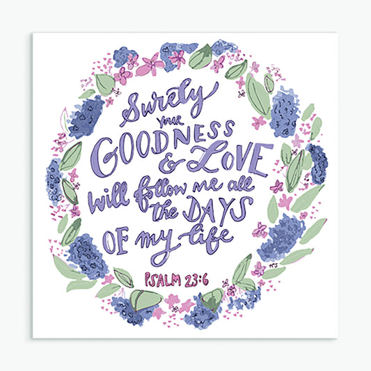 'Goodness and Love' by Helen Stark - Greeting Card