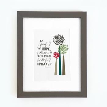 'Joyful' by Emily Burger - Framed Print