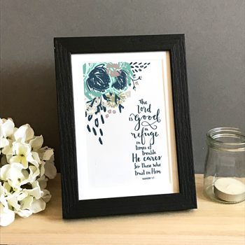 'The Lord is Good' by Emily Burger - Framed Print