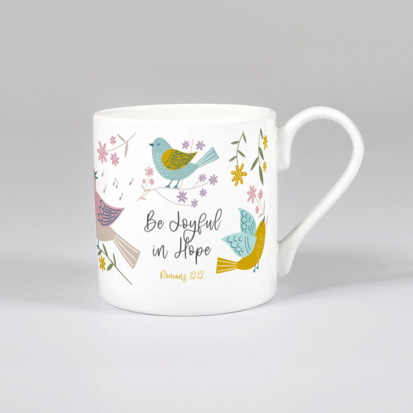 'Joyful in Hope' (Birds of Joy) Bone China Mug