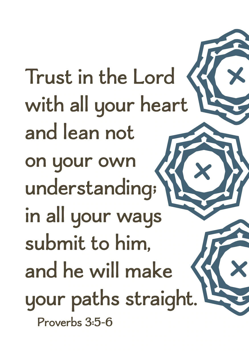 'Trust in the Lord' / 'I can do all things' Mini Card