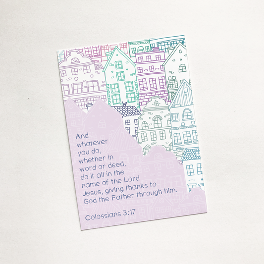 'In the Name of The Lord' mini sharing card