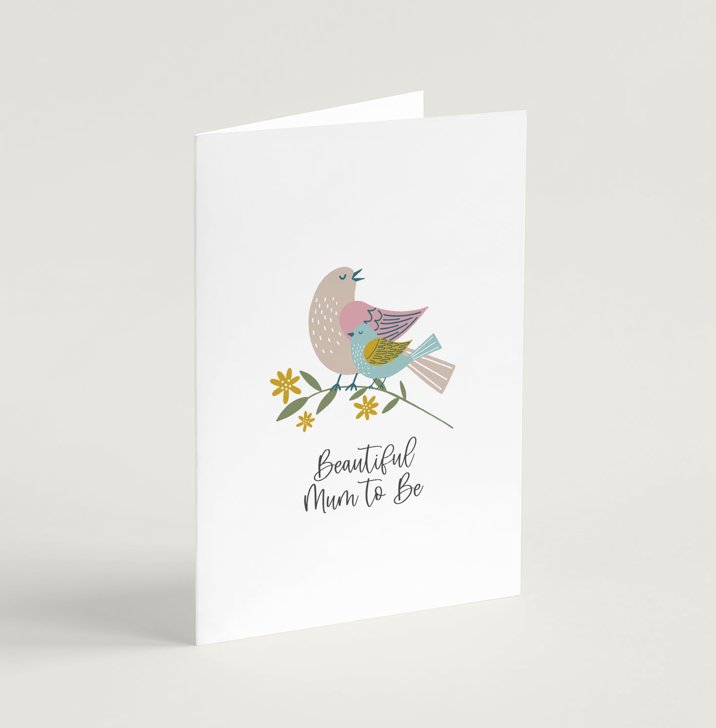 'Mum to Be' (Birds of Joy) - Greeting Card