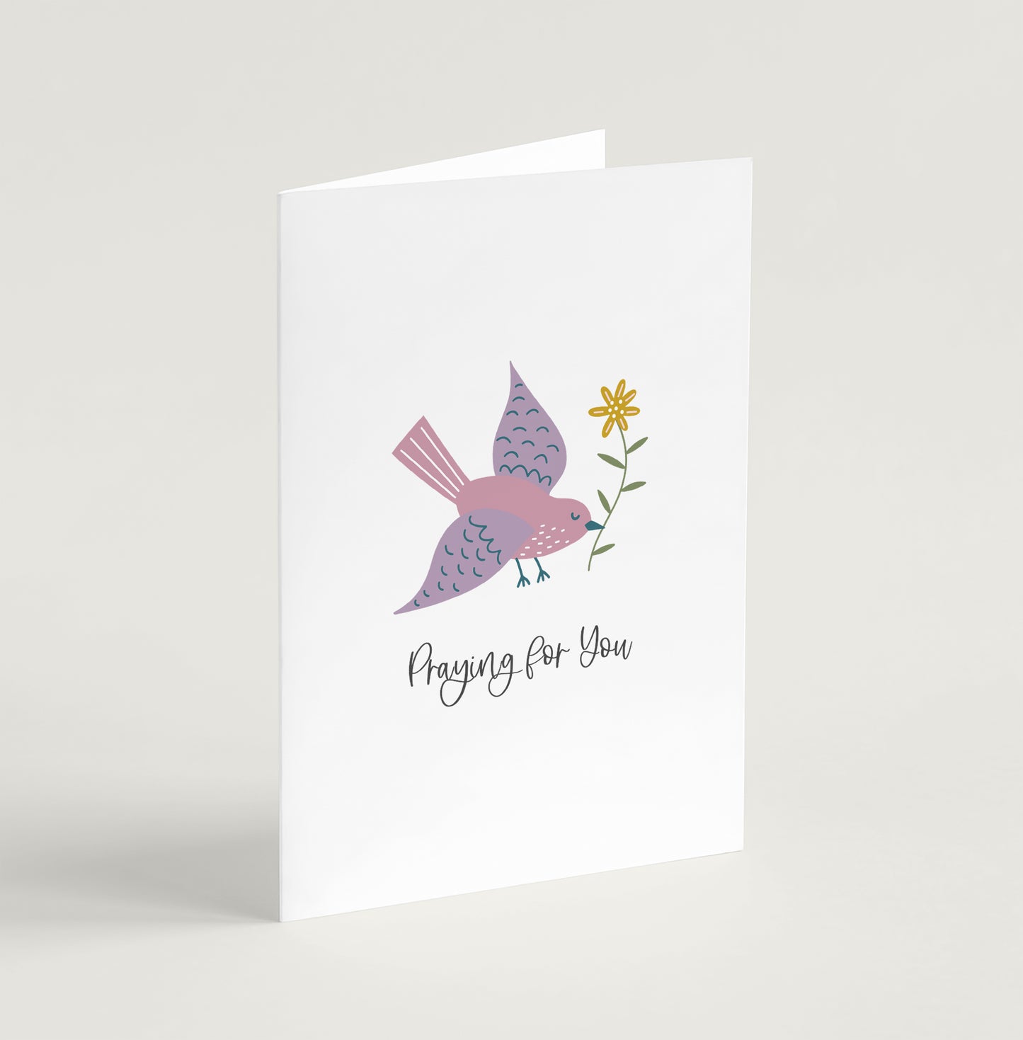 'Praying for You' (Birds of Joy) - Greeting Card