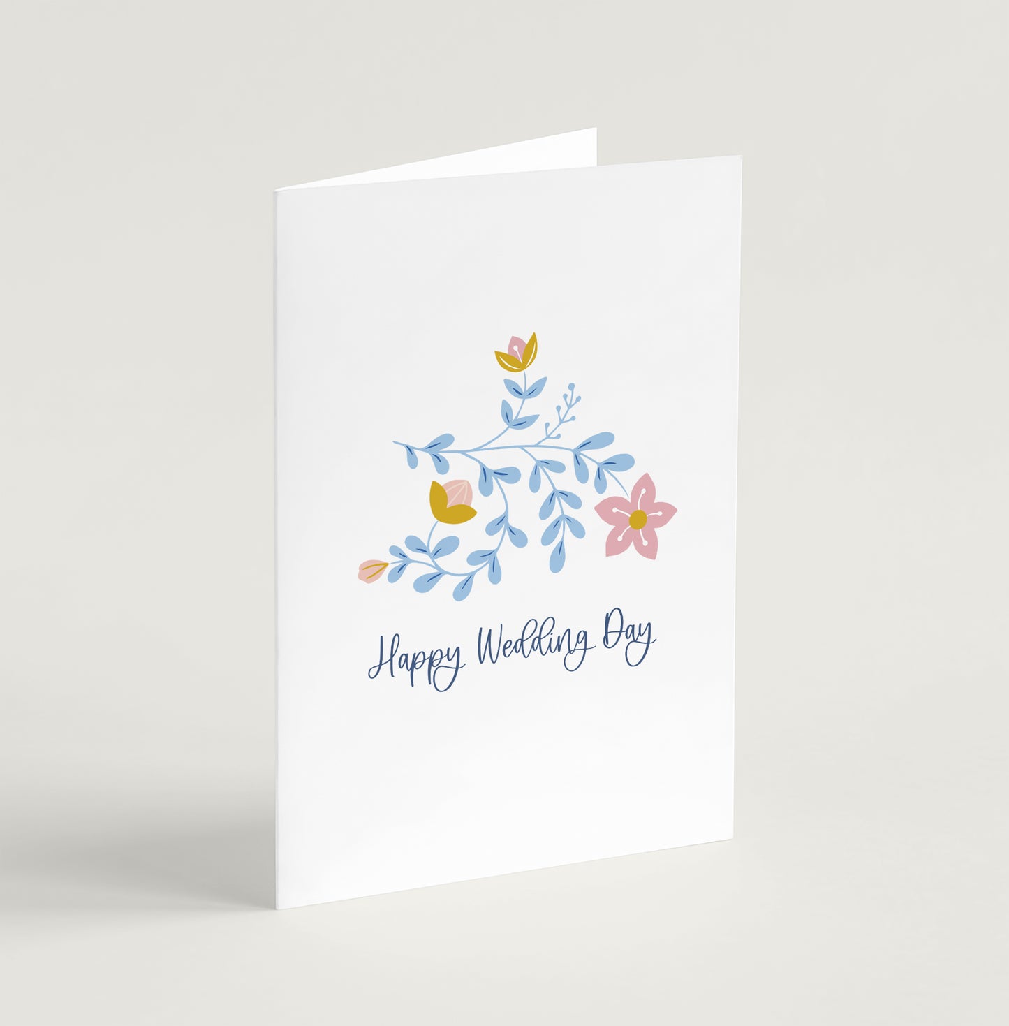 'Happy Wedding Day' (Blooms) - Greeting Card