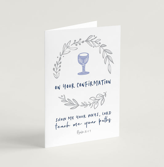 On Your Confirmation greeting card