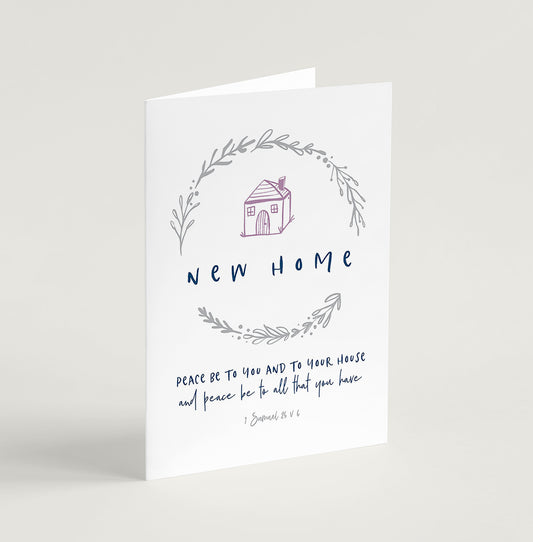 New Home greeting card
