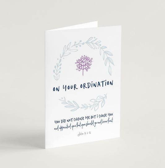 On Your Ordination greeting card