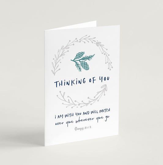 Thinking of You greeting card (Calm range)