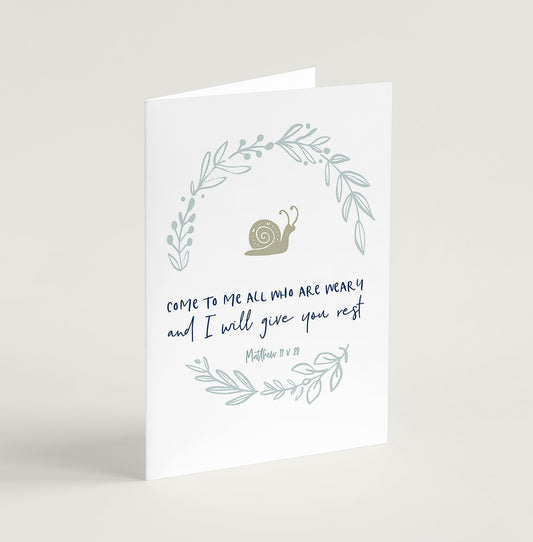Come to me greeting card