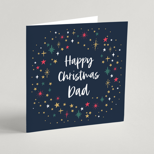 Happy Christmas Dad (2022) Single Christmas Card