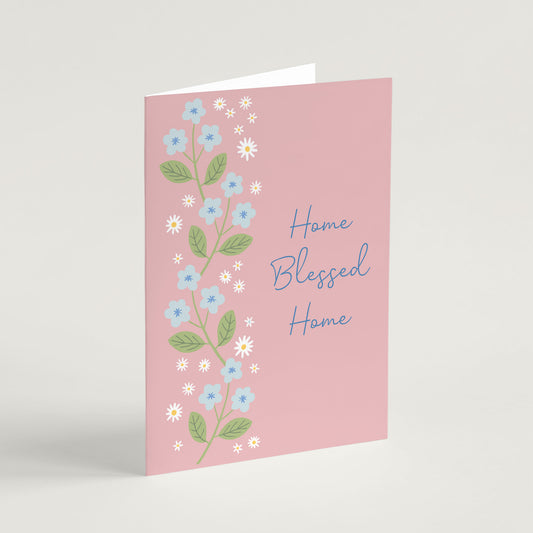 'Home Blessed Home' Greeting Card & Envelope