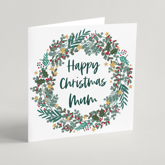 Happy Christmas Mum (2022) Single Christmas Card