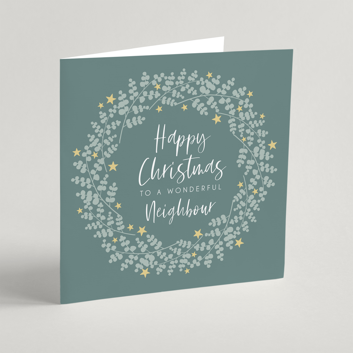 Happy Christmas To A Wonderful Neighbour (2022) Single Christmas Card