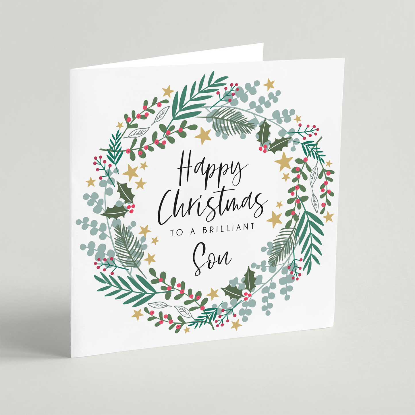 Happy Christmas Son (2022) Single Christmas Card