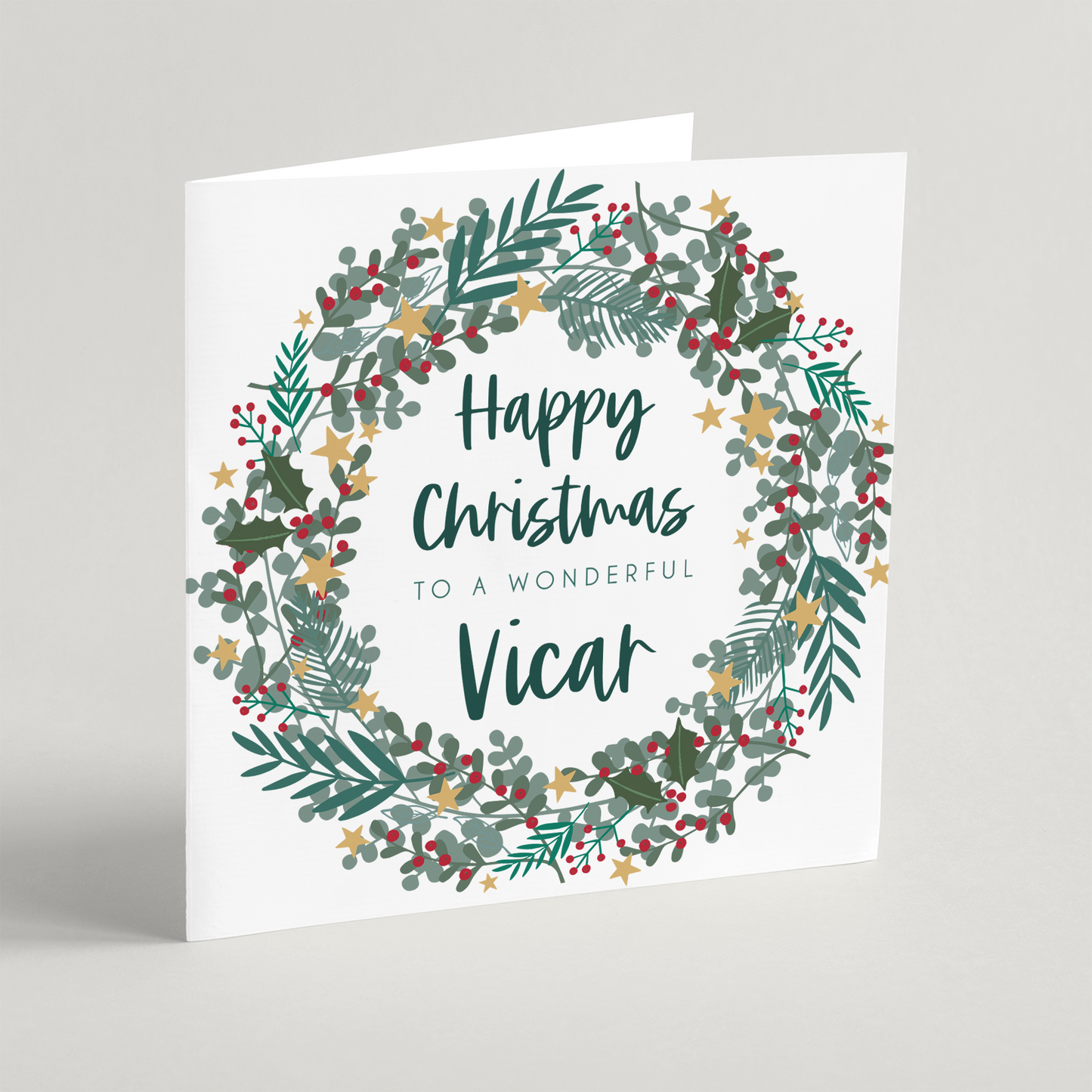 Happy Christmas Vicar (2022) Single Christmas Card