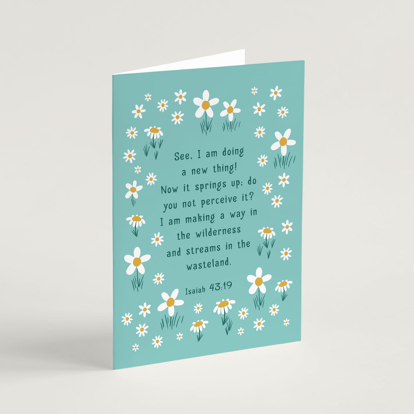'See I am Doing a New Thing' Encouragement Card & Envelope