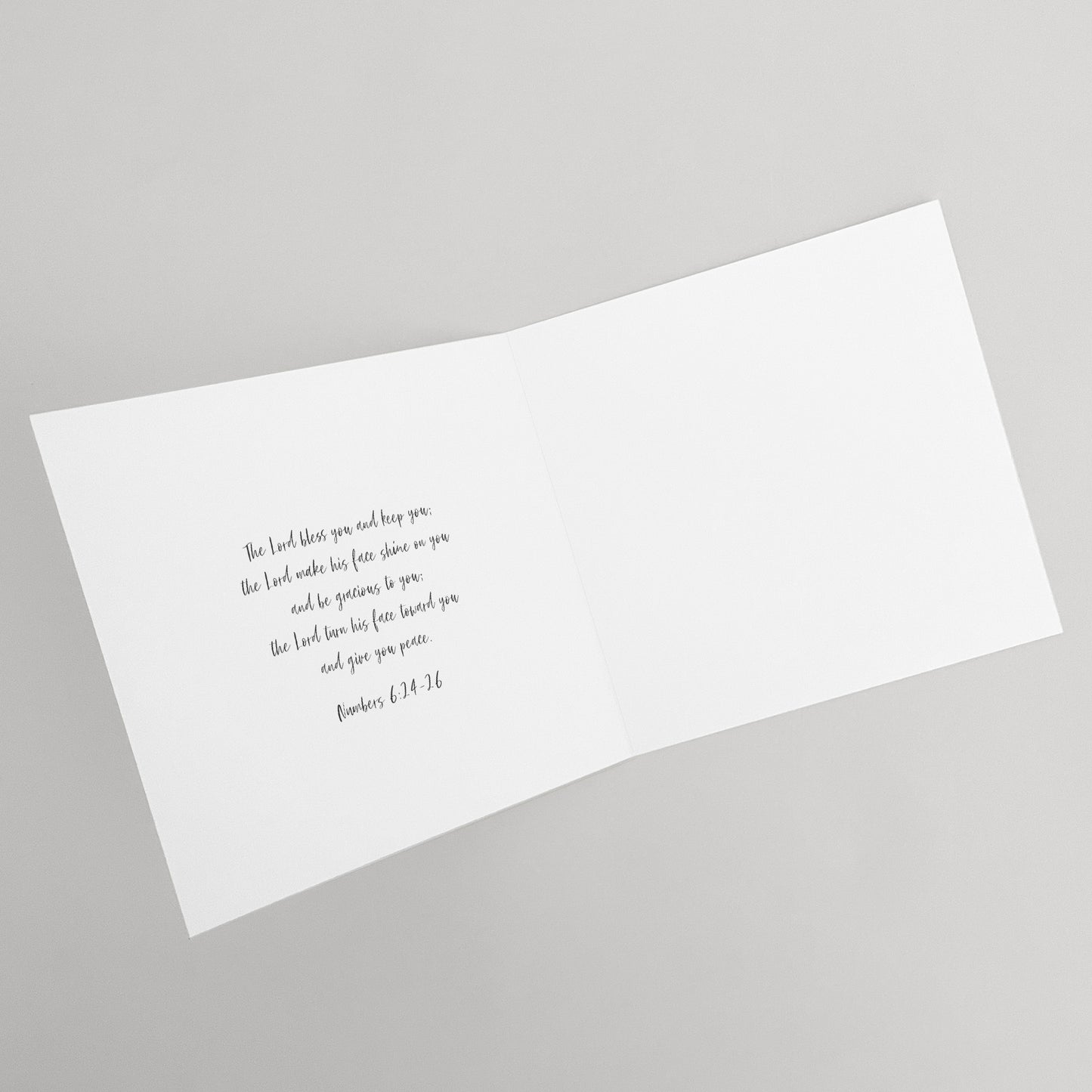 'With Love On Your Dedication' Greeting Card & Envelope