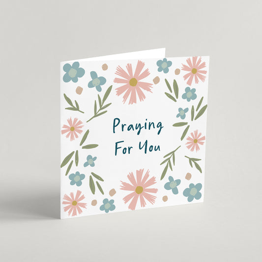 'Praying for You' Greeting Card & Envelope