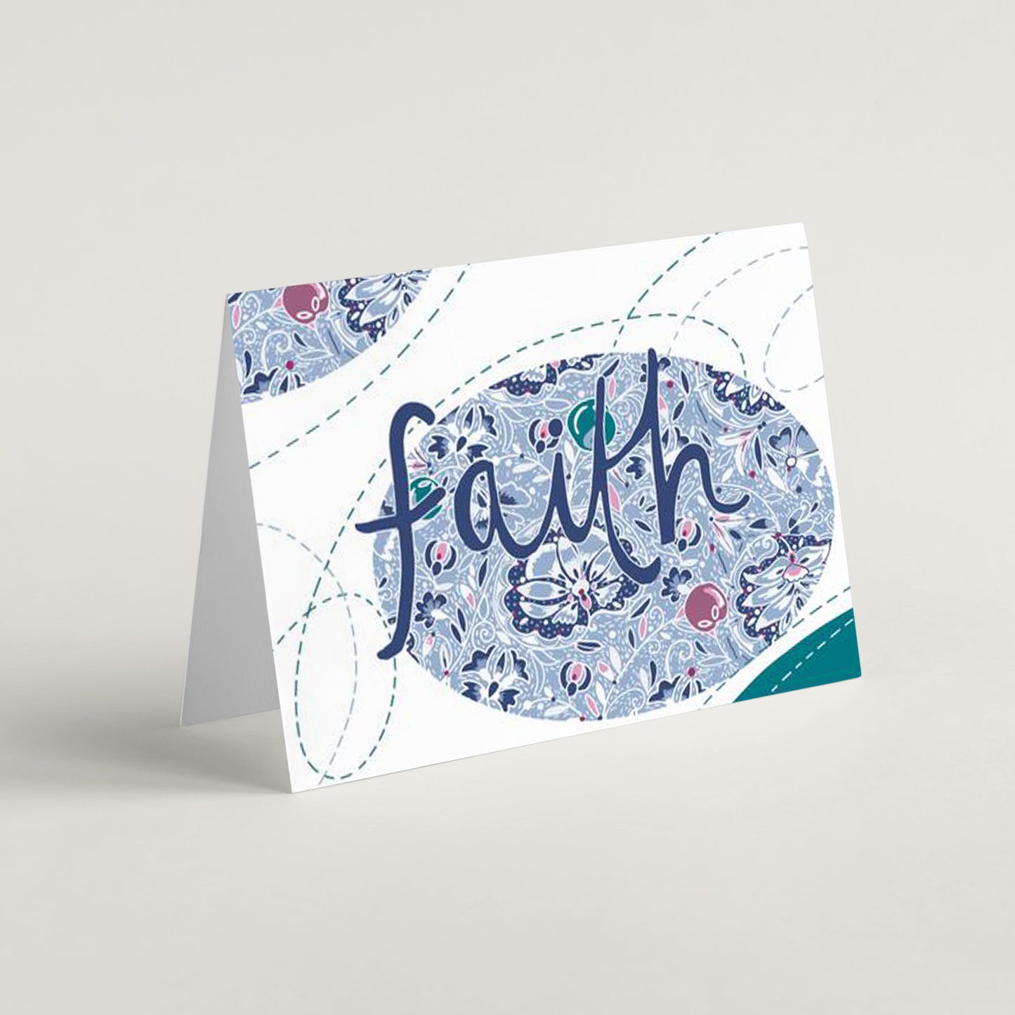 'Faith'  greeting card by Emily Kelly