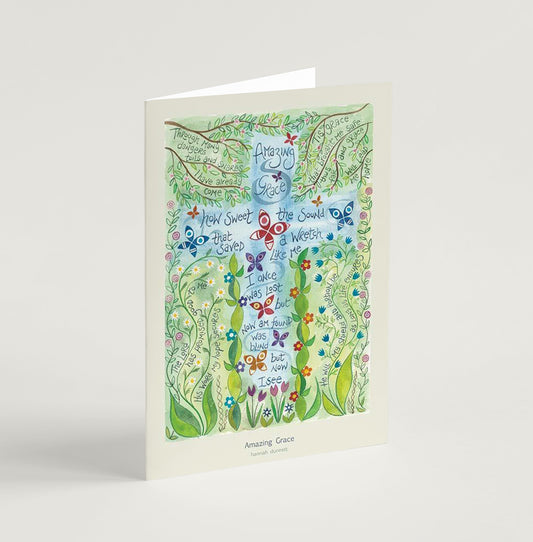 'Amazing Grace' by Hannah Dunnett - Greeting Card