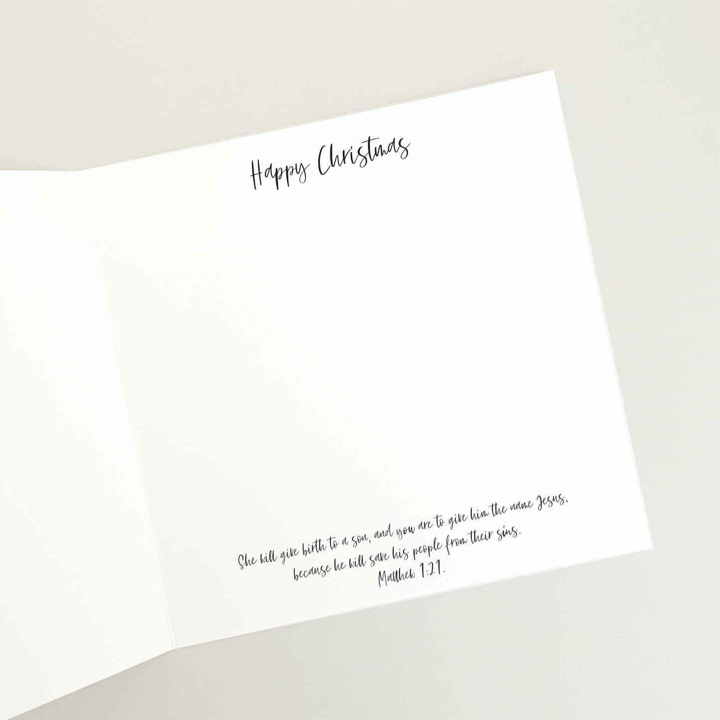 Happy Christmas Son (2022) Single Christmas Card