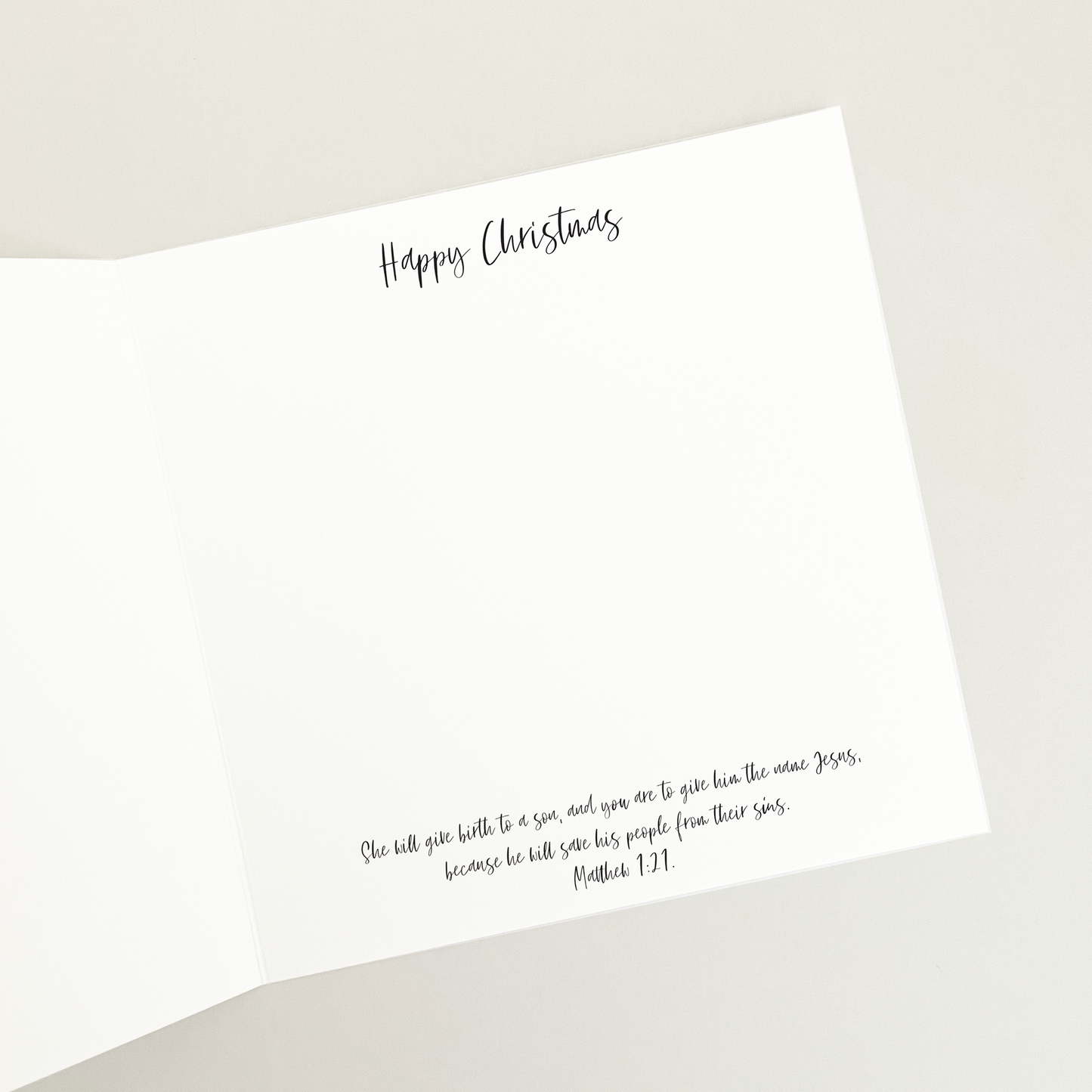 Full of Blessings Christmas Cards - 10 Pack - Bio Cello Packaging