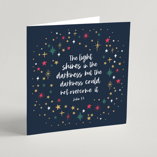 The Light Shines Christmas Cards - 10 Pack - Cello Packaging