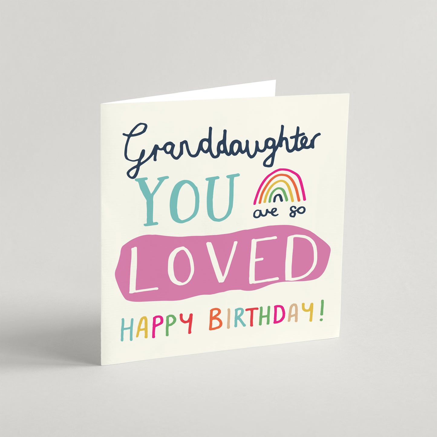 'Happy Birthday Granddaughter' Greeting Card & Envelope