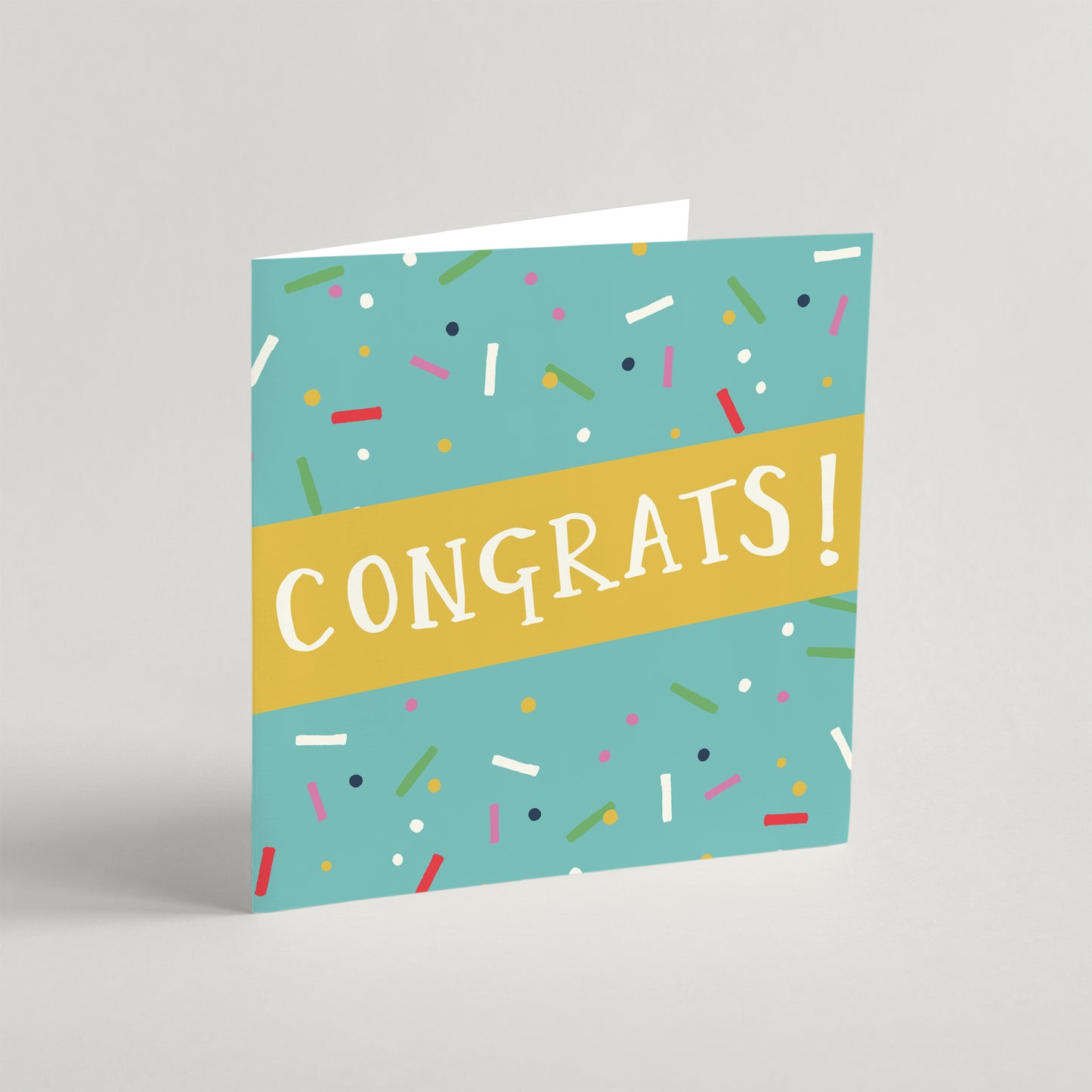 'Congratulations' Greeting Card & Envelope
