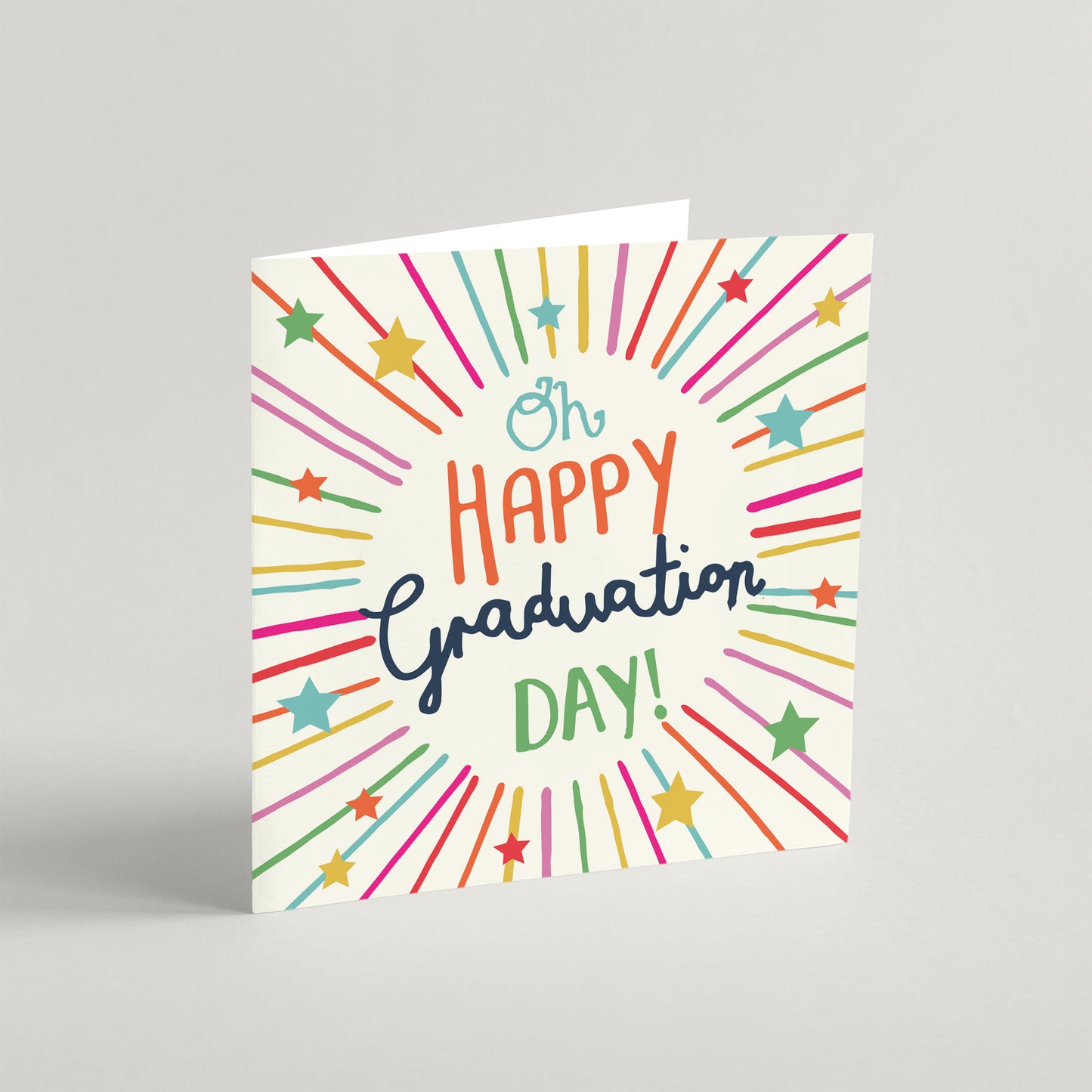 'Happy Graduation Day' Greeting Card & Envelope