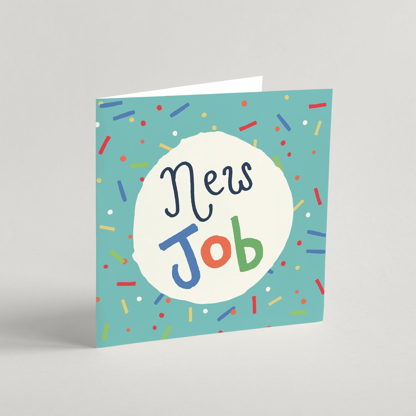 'New Job' Greeting Card & Envelope