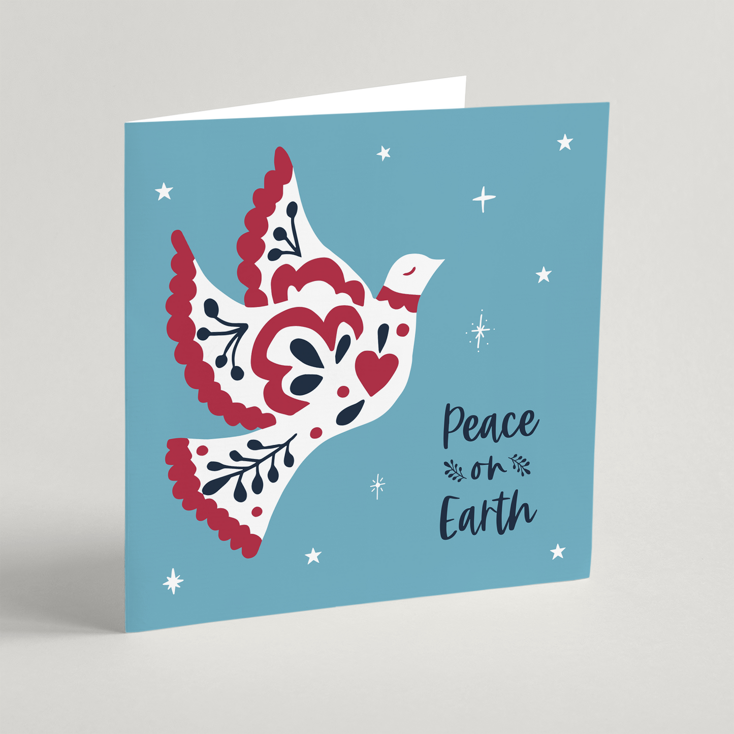 Peace On Earth (2022) Christmas Cards - 10 Pack - Cello Packaging
