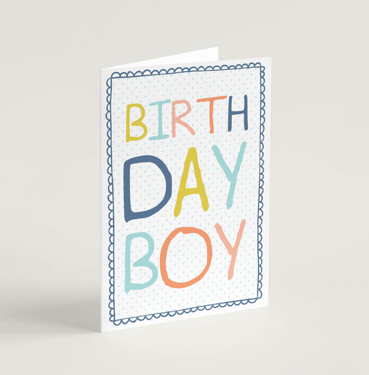 'Birthday Boy' Birthday Card