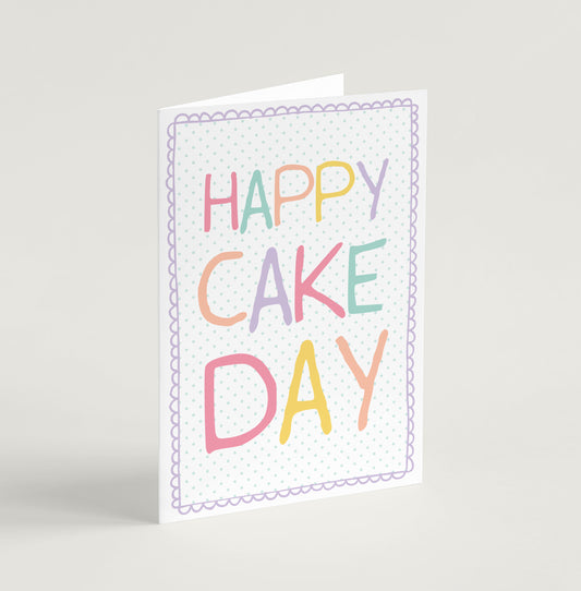 'Happy Cake Day' Greeting Card