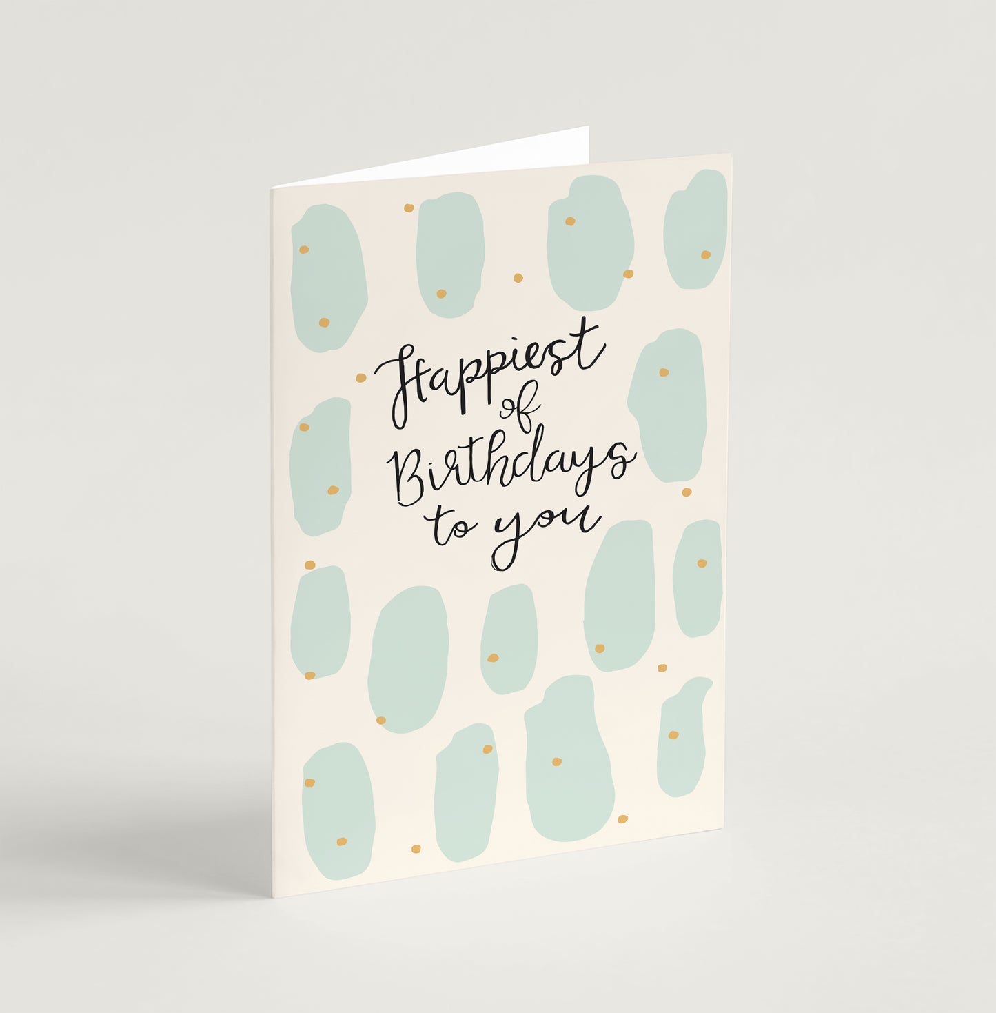 'Happiest of Birthdays' Card & Envelope