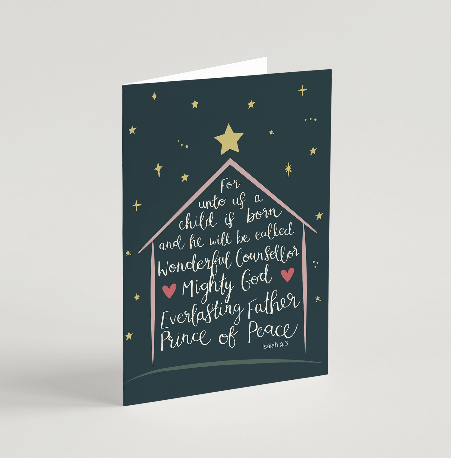Star and Stable Navy (2022) Christmas Cards - 10 Pack - Cello Packaging