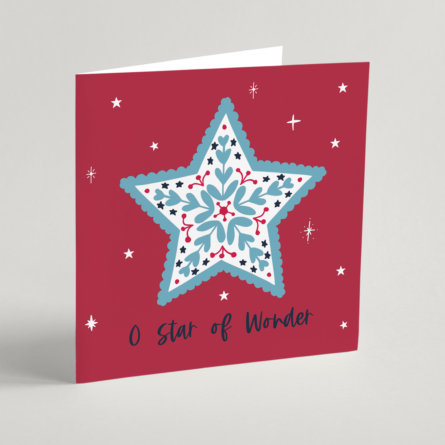 Star of Wonder Christmas Cards - 10 Pack - Cello bag