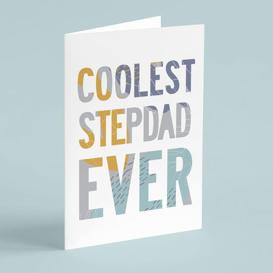 'Coolest Stepdad Ever' Card