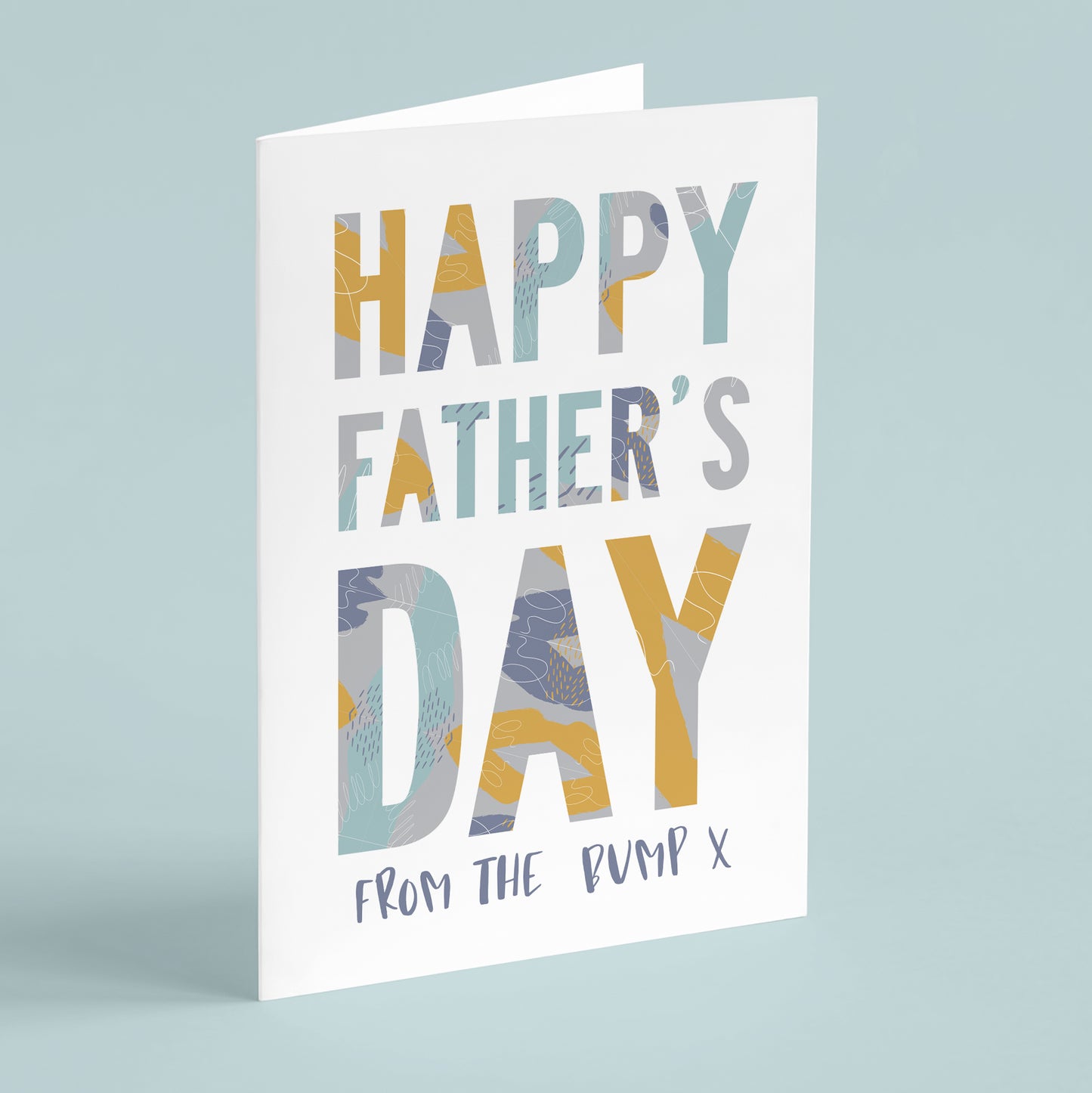 'From the Bump' Father's Day Card