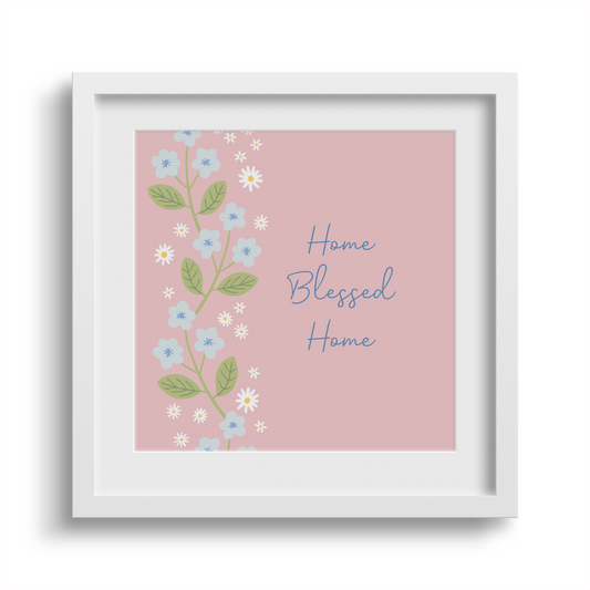 'Home Blessed Home' Framed Print