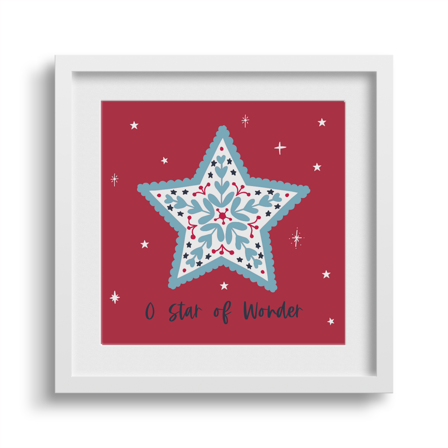 'O Star of Wonder' Christmas Framed Print