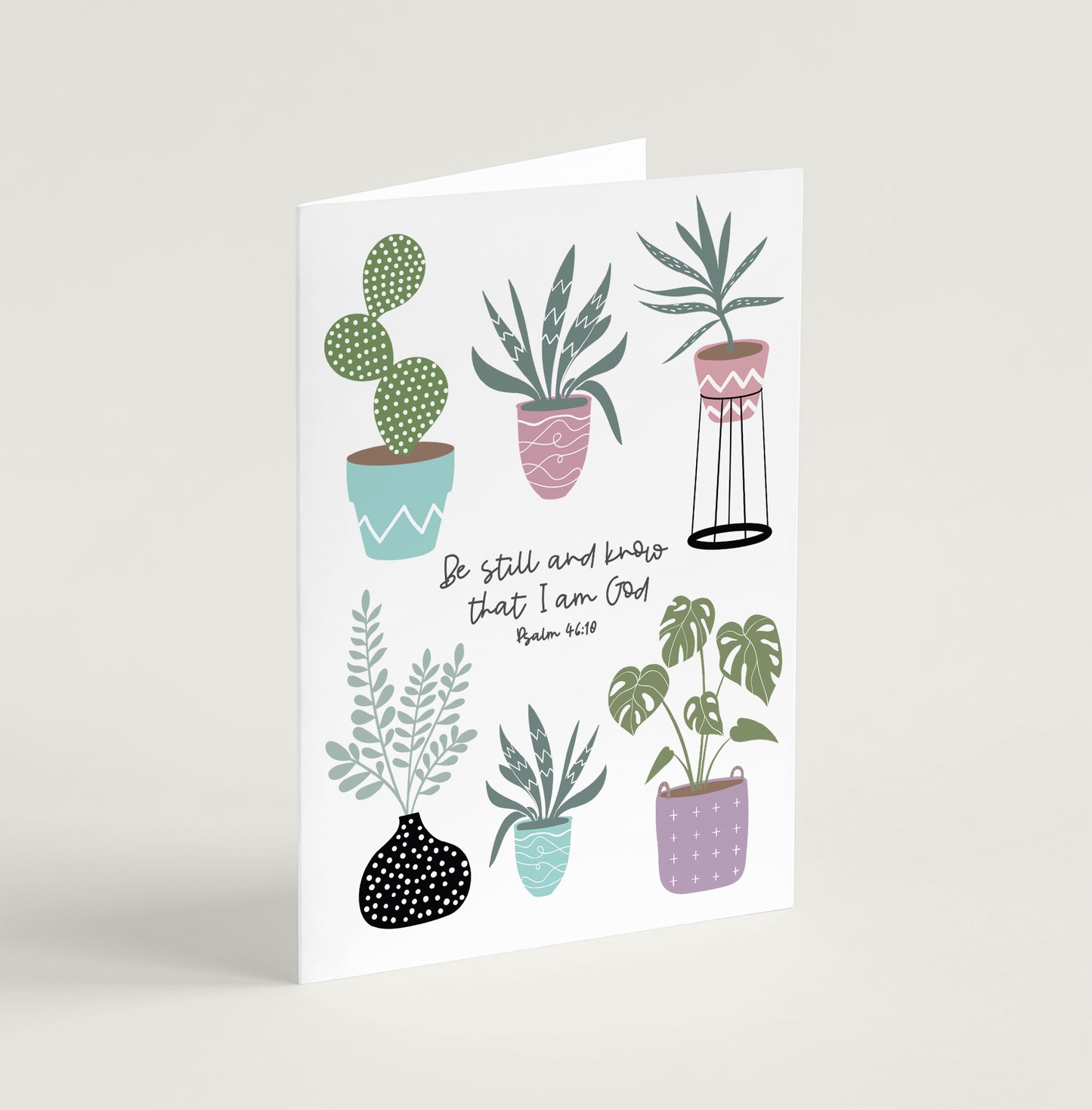 'Be Still and Know' (House Jungle) - Greeting Card