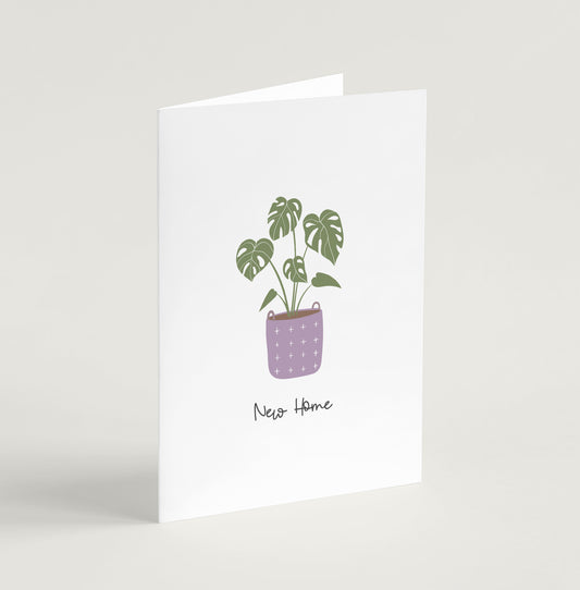 'New Home' (House Jungle) - Greeting Card