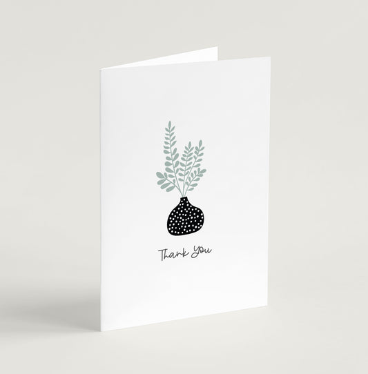 'Thank You' (House Jungle) - Greeting Card