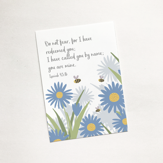 'Do Not Fear' (Bees) - Christian Sharing Card
