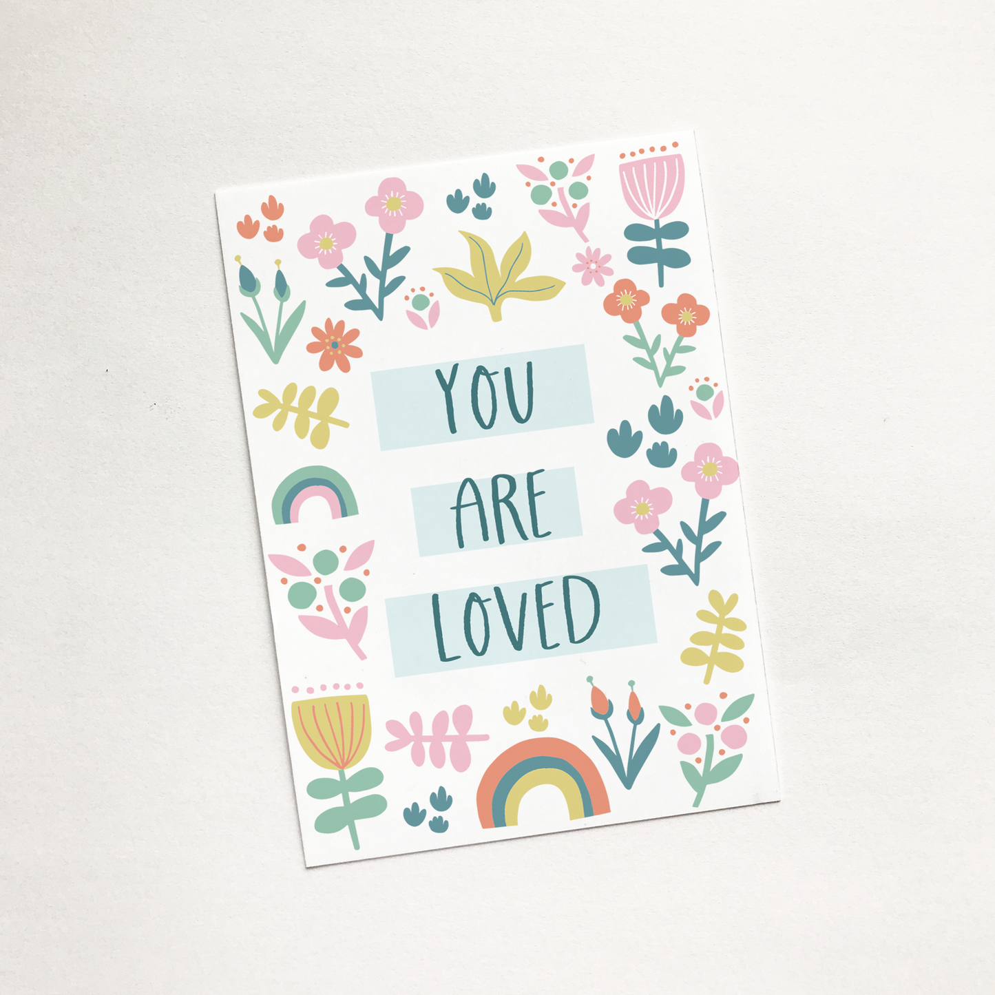'You Are Loved' (Joy) - Christian Sharing Card