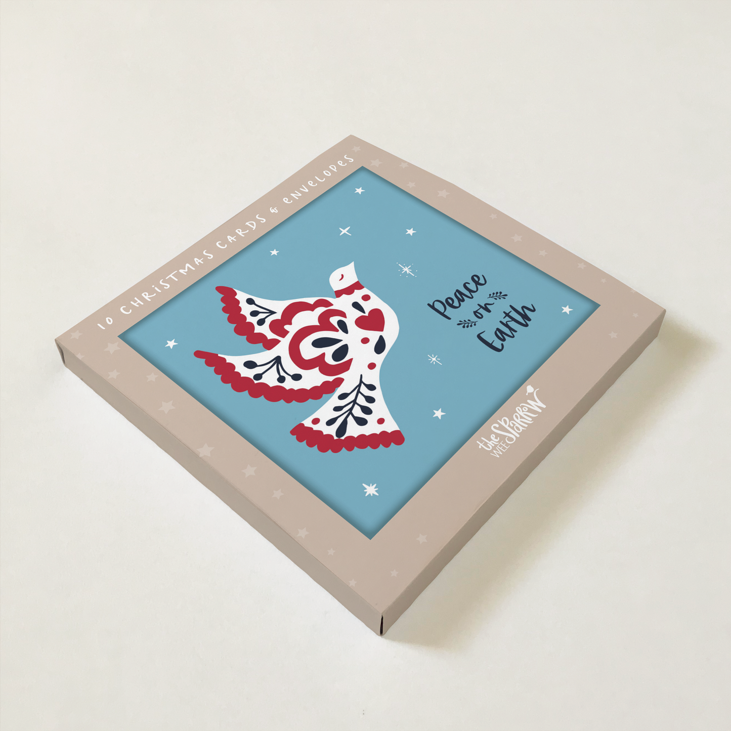 Peace On Earth (2022) Christmas Cards - 10 Pack - Card Box