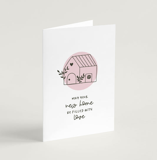 'May Your New Home' (Scandi Home) - Greeting Card